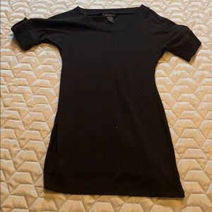 Black Sweater Tunic w/Button Detail size Small